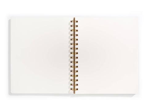 Red Dot Grid Paper Notebook