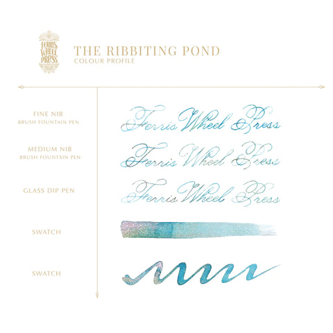 The Ribbiting Pond- Fountain Pen Ink