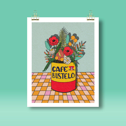 Cafe Bustelo Art Print: 8x8