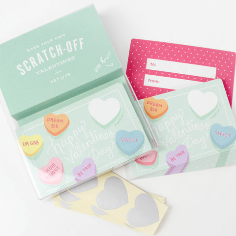 Scratch-off Valentines - Sweetheart