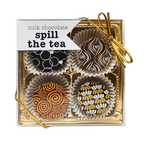 Spill the Tea - Milk & Dark chocolate tea-infused bonbons