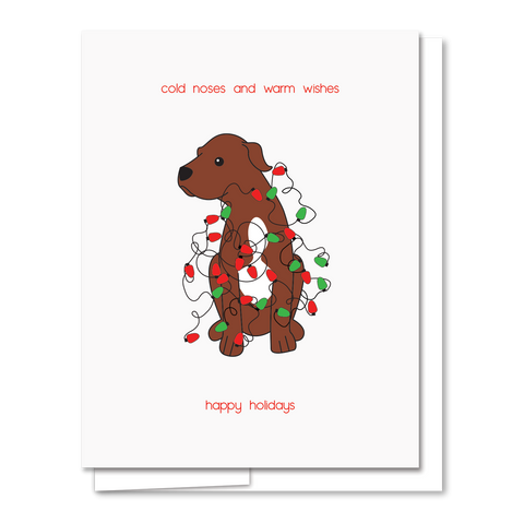 Puppy Holiday - Illustrated Holiday Card