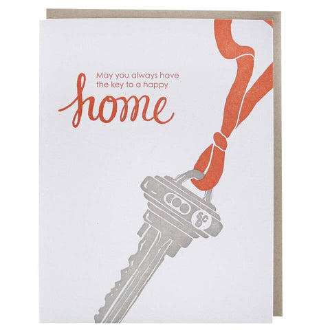 Key To New Home Congratulations Card