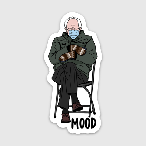 Bernie Sanders Mood Sticker