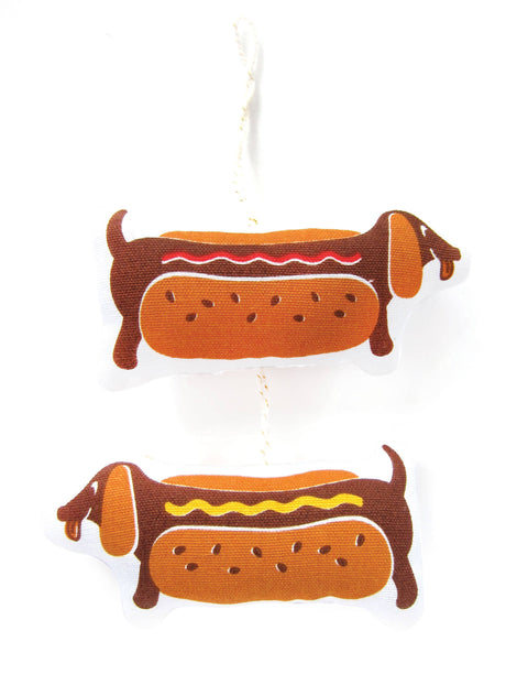 Hot Dog Holiday Ornament