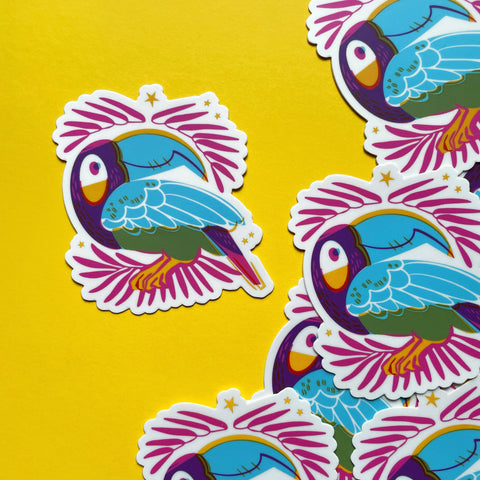 Tropical Toucan Sticker