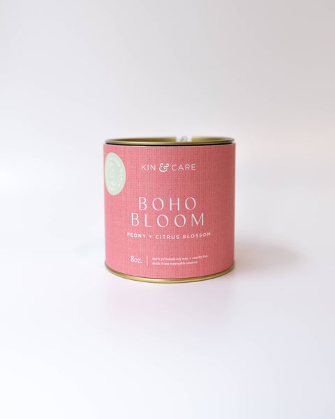 Boho Bloom - Coastal Collection Tin Candle