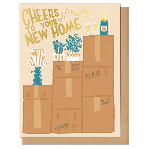 Cheers to Your New Home Greeting Card