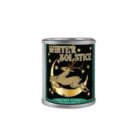 Winter Solstice Holiday Candle: 1/2 Pint