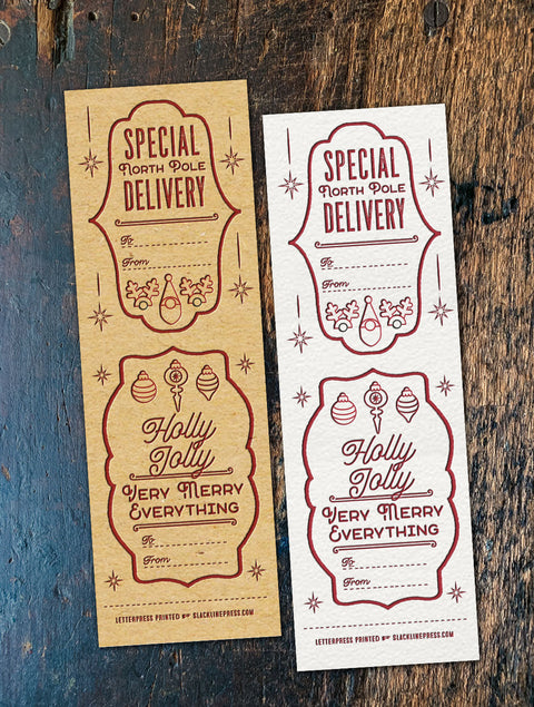 Sip & Print - Letterpress Print a Bookmark
