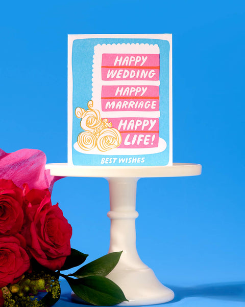 Happy Marriage/Life - Wedding Card