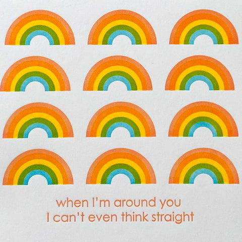 Rainbow - Illustrated Funny Love Card