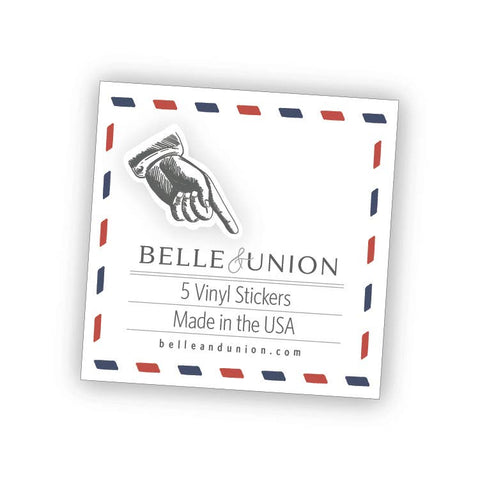 Pointing Finger sticker set