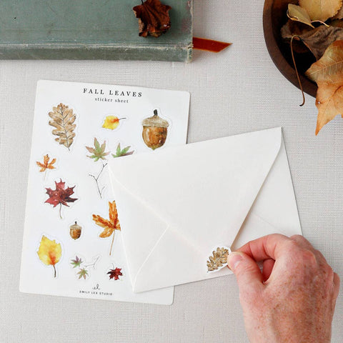 Autumn sticker sheets