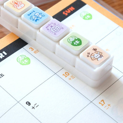 Mini 6 in 1 stamps - Everyday