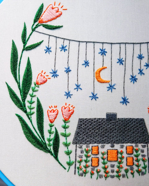Golden slumbers embroidery kit