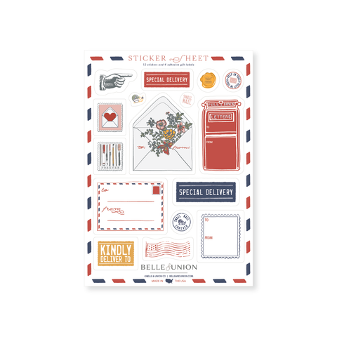 Snail Mail Forever Sticker Sheet