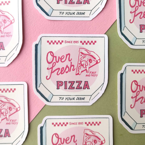 Pizza Box Sticker