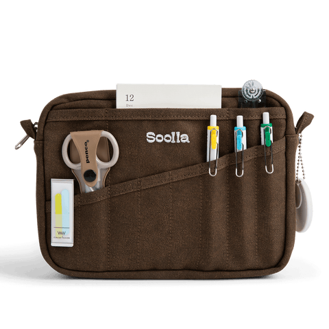 Soolla® Studio Pouch, Coffee Bean: Coffee Bean