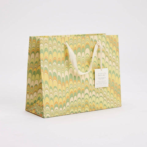 Hand Marbled Gift Bags (Medium) - Bouquet
