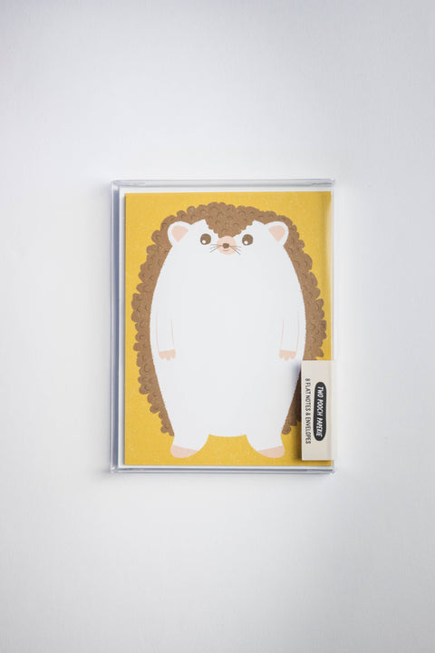 Hedgehog Flat Note Stationery Set