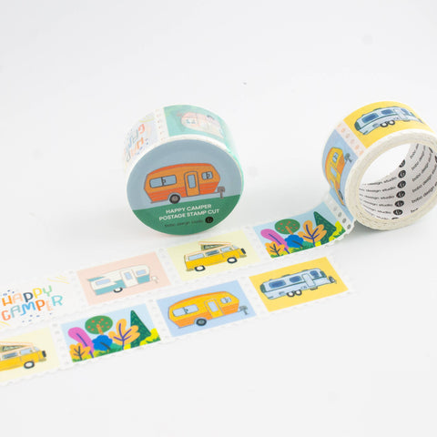 Happy Camper - Postage Stamp Washi Tape