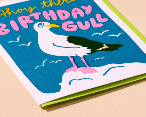 Birthday Gull - Birthday Card
