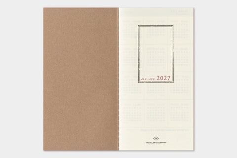 2027 Weekly Vertical (Regular Size)