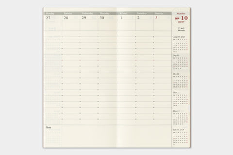 2027 Weekly Vertical (Regular Size)