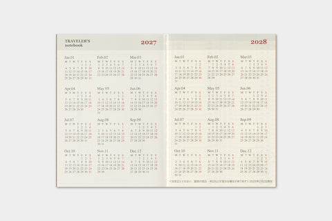 2027 Weekly + Memo (Passport Size)