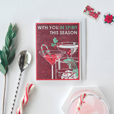 With You In Spirit Holiday Card