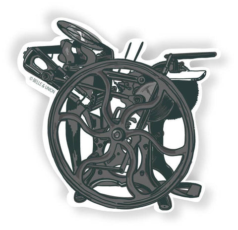 C&P Letterpress Sticker