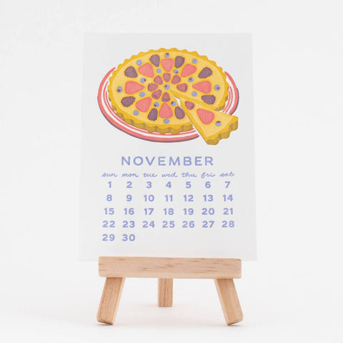 2026 Sweet Treats Letterpress Desk Calendar