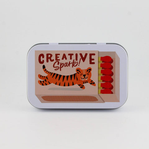 Creative Spark Matches Washi Flake and Trinket Tin