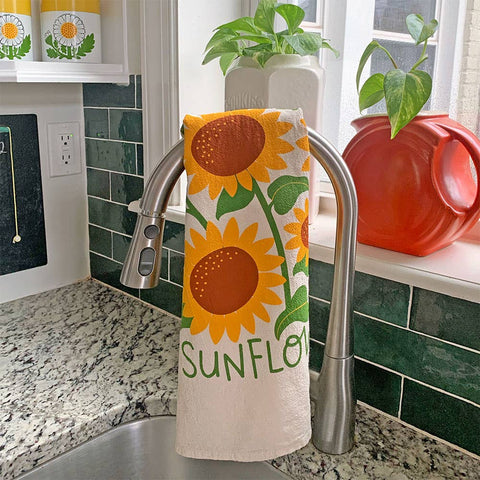 Sunflower Tea Towel