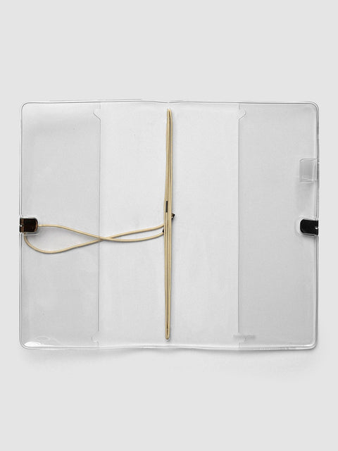 Clear Vinyl Travel Notebook Cover | A5 Slim