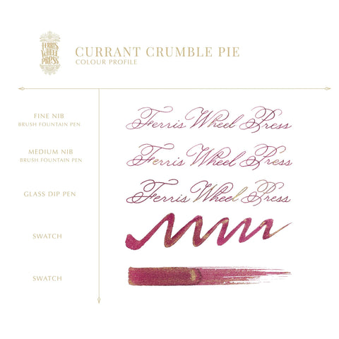 Currant Crumble Pie Ink - Fountain Pen Ink