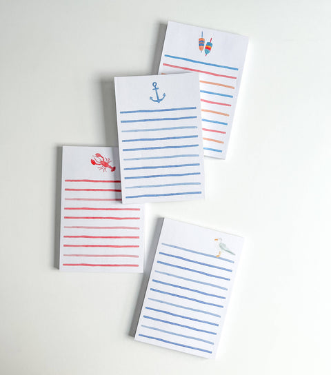 Buoys Watercolor Notepad