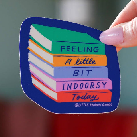 Indoorsy Stack of Books Sticker