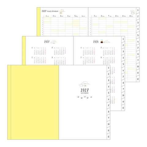 POCKET DIARY B6 DOG 2027