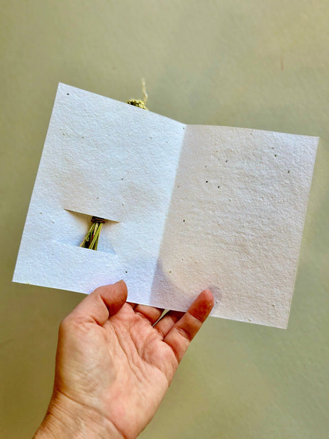 Wildflower Seed Card + Tiny Bouquet : With Love