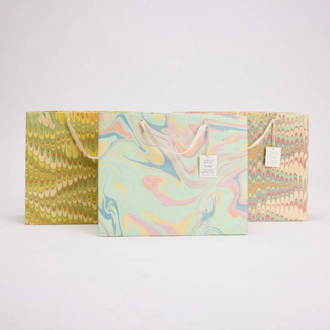 Large Bouquet Hand Marbled Gift Bags