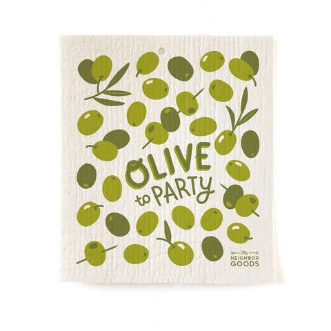 Olives Sponge Cloth