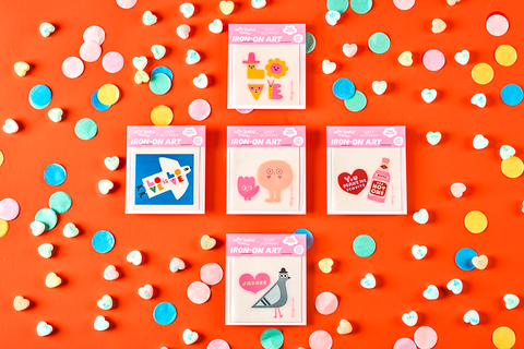 HDP x Suzy Ultman Love is Love Dove Buddy Iron-On