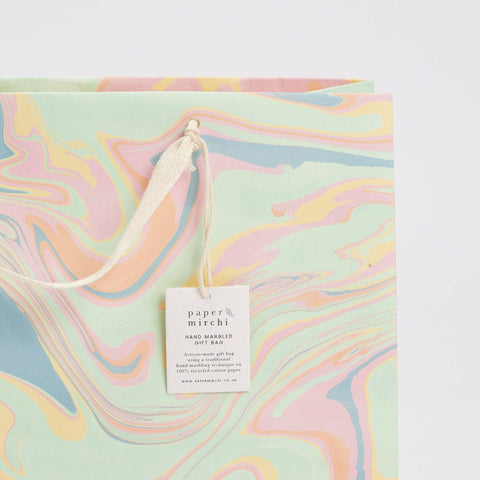 Large Bouquet Hand Marbled Gift Bags