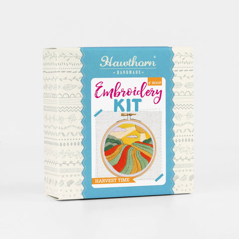 Harvest Time Mini Embroidery Kit | Craft Kit for Beginners