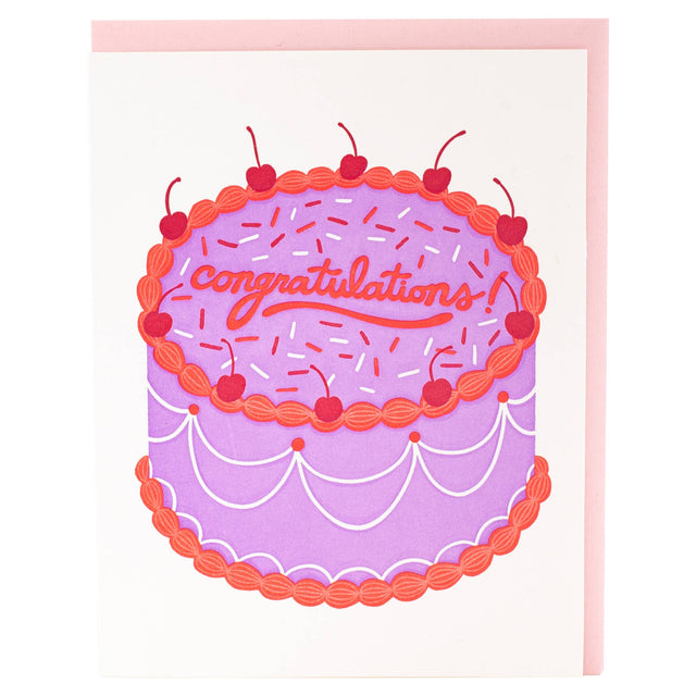 Big Cake Congratulations Card – Slackline Press