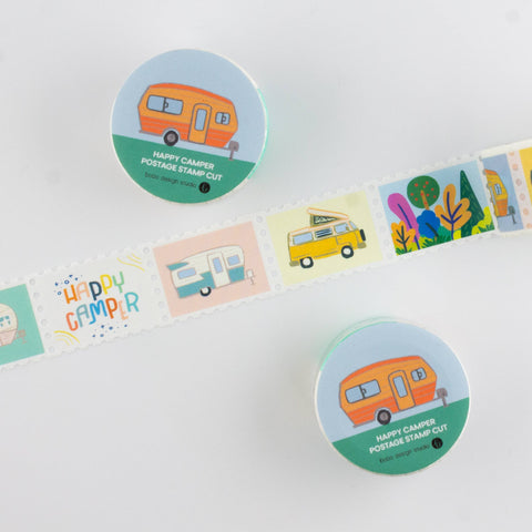 Happy Camper - Postage Stamp Washi Tape