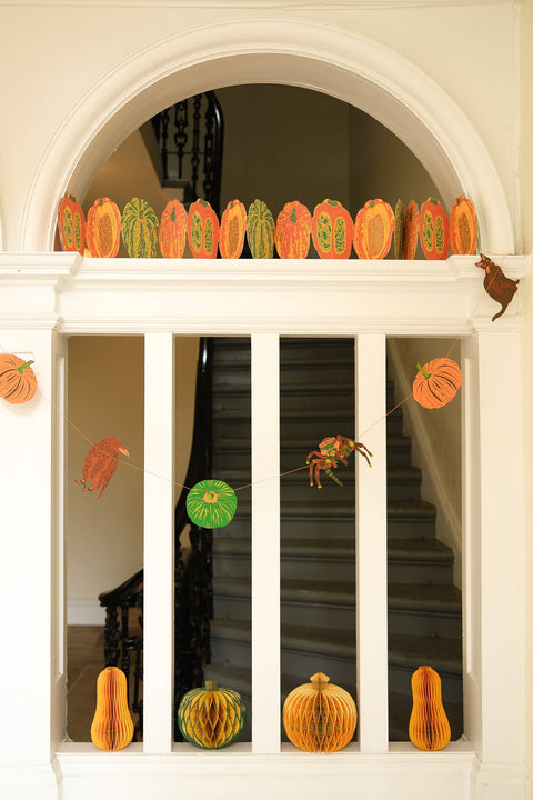 Pumpkin Sewn Garland