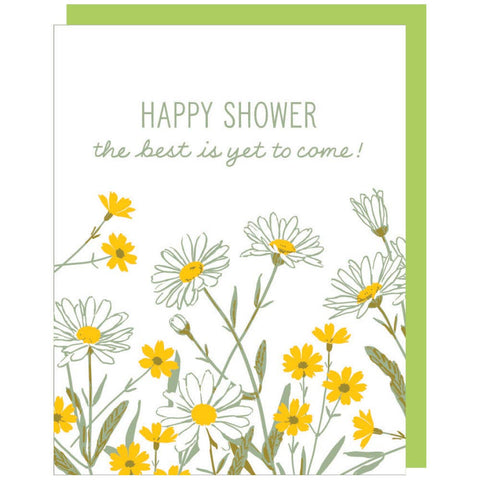 Wild Daisies Shower Card